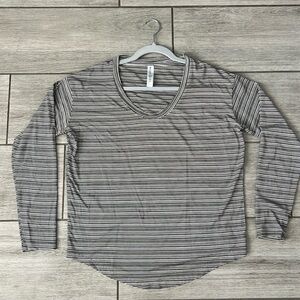 Athleta Cloudlight Stratus Striped Top Size Small